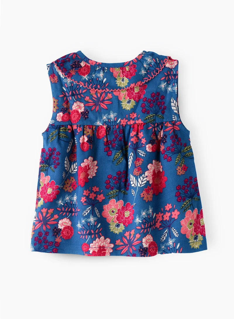 جيلين Blooming Beauty: Girls' Breezy Blouse Chic Style & Springtime Comfort