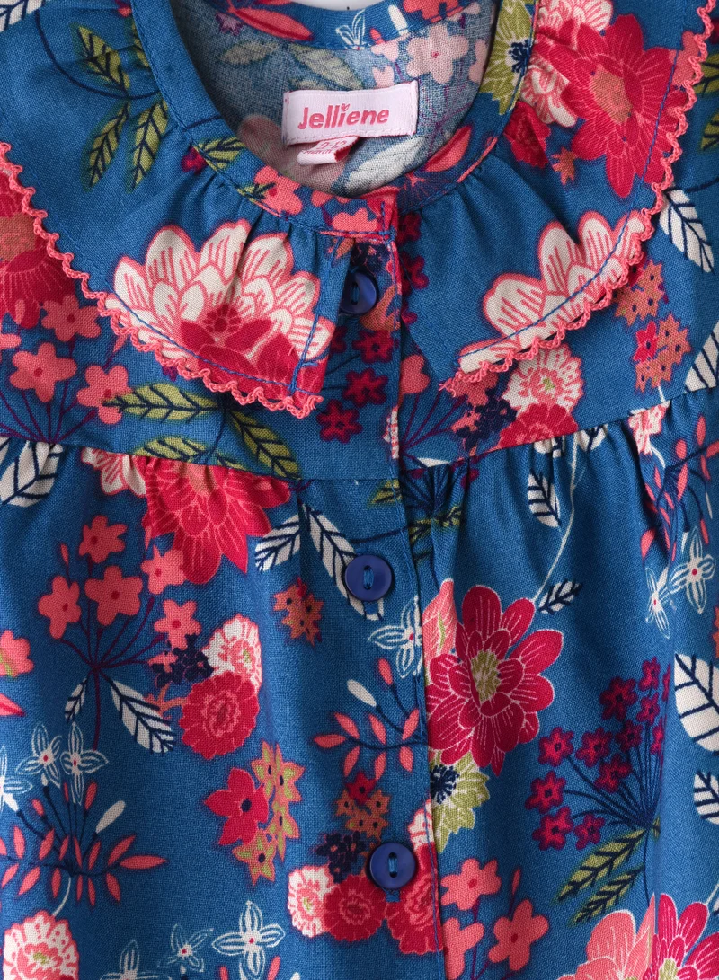 Jelliene Blooming Beauty: Girls' Breezy Blouse Chic Style & Springtime Comfort