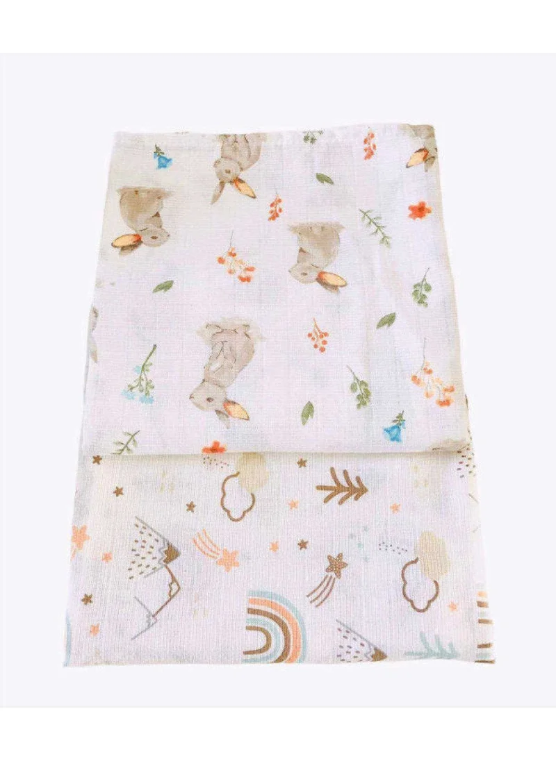 juniperus 2-Piece Multi-Purpose Muslin Blanket