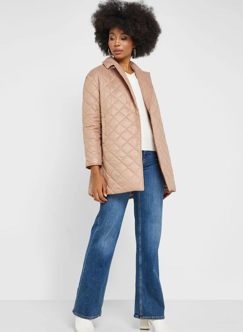 ELLA Belted Padded Coat