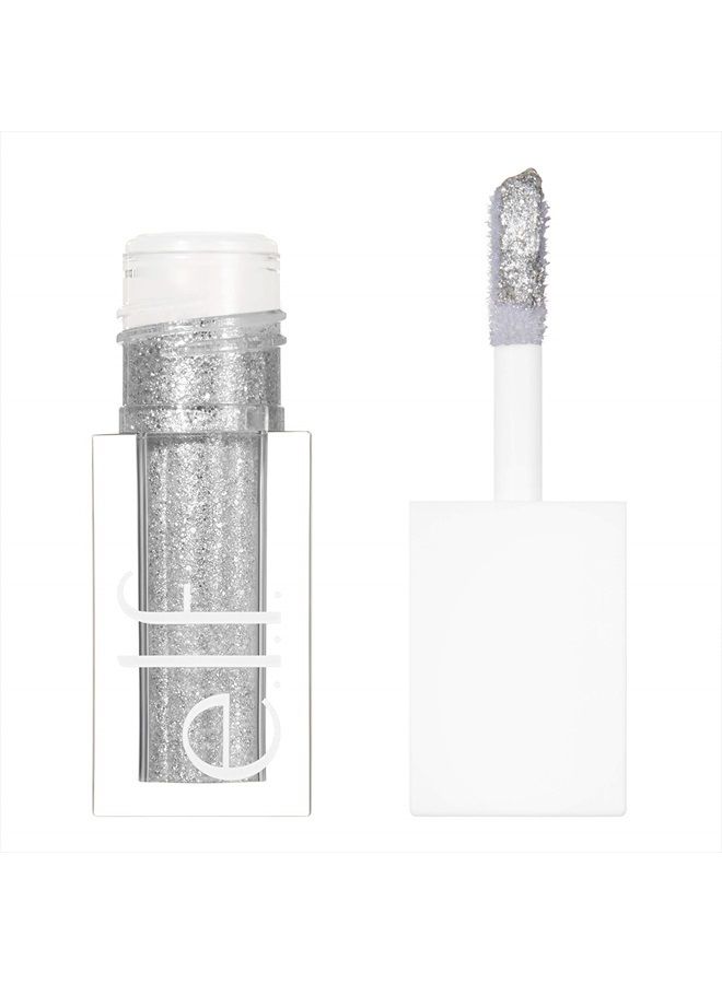 elf , Liquid Glitter Eyeshadow, Long Lasting, Quick-Drying, Opaque, Gel-Based Formula, Creates High-Impact, Multi-Dimensional Eye Looks, Bling Bling, 0.10 Fl Oz - Image 1