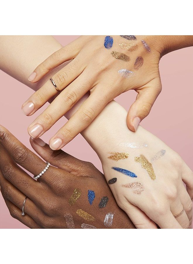 elf , Liquid Glitter Eyeshadow, Long Lasting, Quick-Drying, Opaque, Gel-Based Formula, Creates High-Impact, Multi-Dimensional Eye Looks, Bling Bling, 0.10 Fl Oz - Image 5