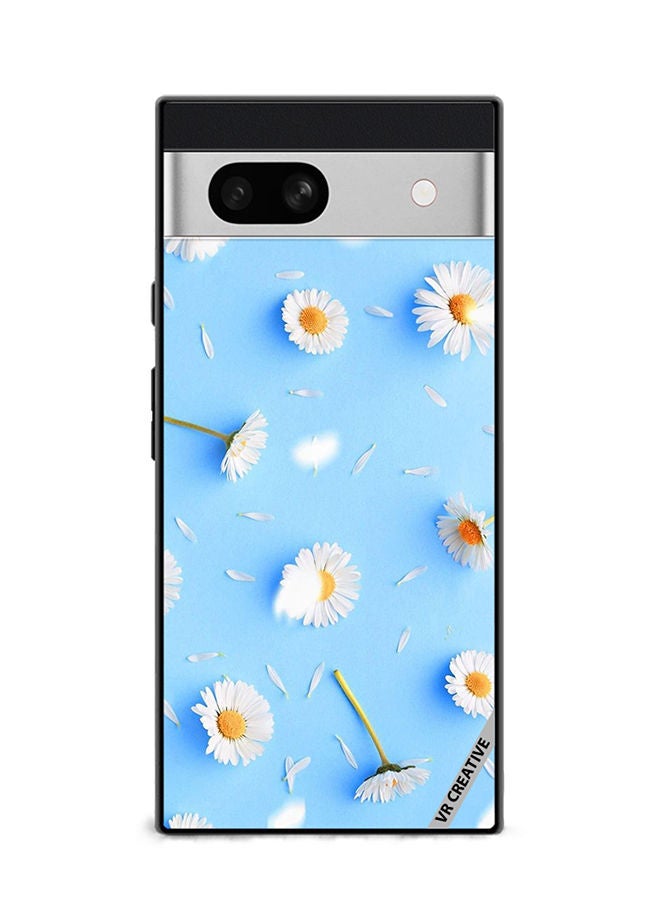 VR CREATIVE Protective Case Cover For Google Pixel 7a Flower Design Multicolour - Image 1