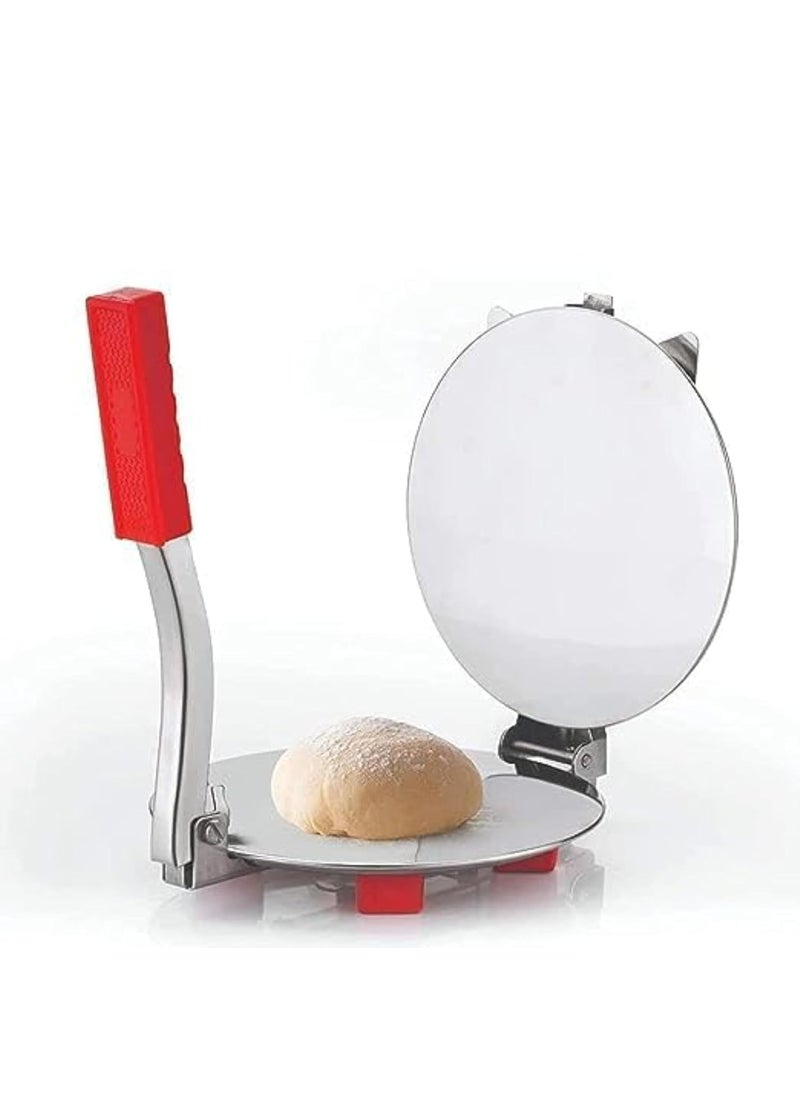 SmartNest SmartNest Stainless Steel Puri Maker New Press Machine for Home and Kitchen for Making Papad khakhra poori roti and Many More Manual Hand Press with Handle ROTIPURI MAKER  - Image 3