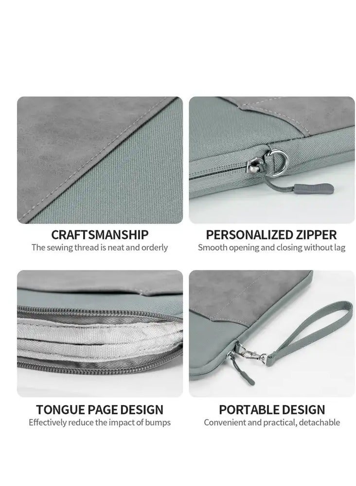 Y&D 9-11 Inch Tablet Sleeve Bag Carrying Case for iPad Pro 11 2021-2018 Air 5/4 10.9 10.2 Galaxy Tab A8 10.5/Tab S8 11" Surface Go 2/1 Protective with Pocket Dark Gray - Image 3