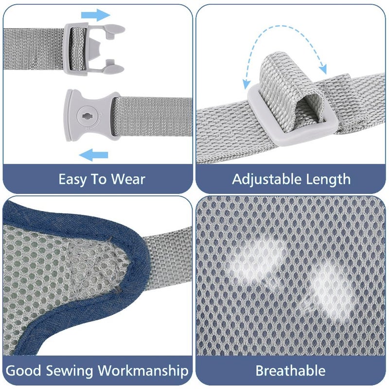 accmor Toddler Harness Leash+ Anti Lost Wrist Link, Cute Dinosaur Kids Harness with Leash, Foldable Child Leash Baby Walking Wristband Assistant Strap Belt Hold Baby Boys Girls Close While Walking - Image 3