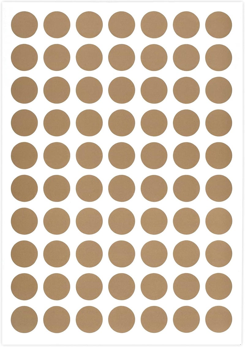 PARLAIM 1050 3/4" Round Color Coding Circle Dot Labels Sticker, 15 Sheets, 0.75 inch Green-Gold Sticker - Image 1
