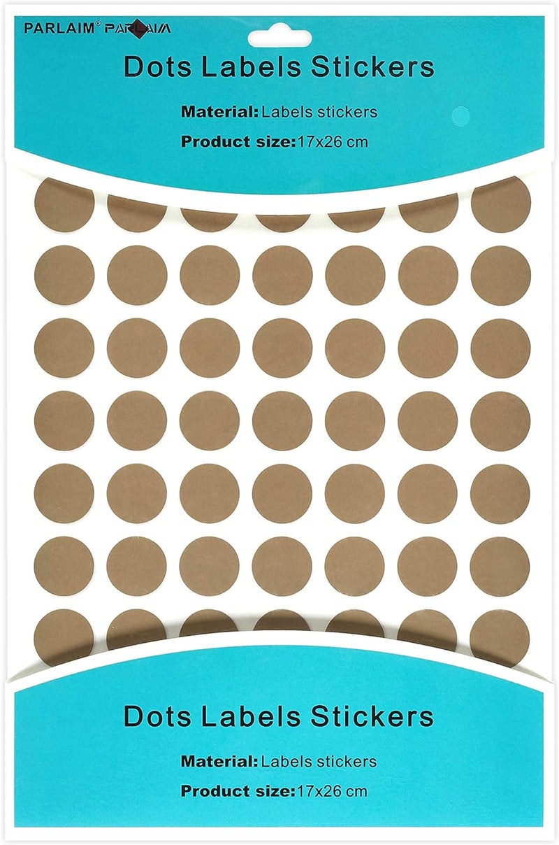 PARLAIM 1050 3/4" Round Color Coding Circle Dot Labels Sticker, 15 Sheets, 0.75 inch Green-Gold Sticker - Image 2