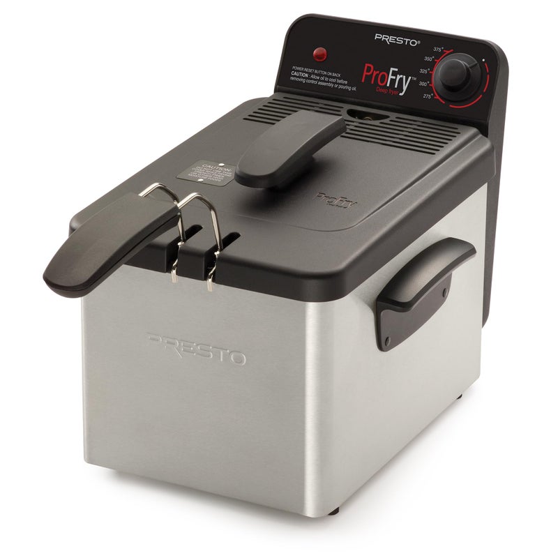 National Presto National Presto 05461 Stainless Steel Pro Fry Immersion Element Deep Fryer,Silver  - Image 4