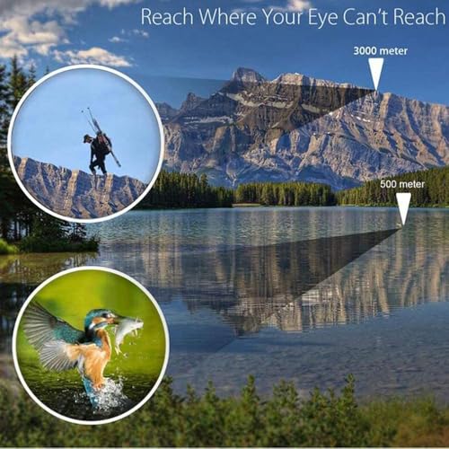 HETVIN Telescope 60X60 HD Vision Binoculars 10000M High Power for Outdoor Travel Stargazing Concerts Sports Optical LLL Vision Binocular Fixed Zoom (Pack of - 1) - Image 5