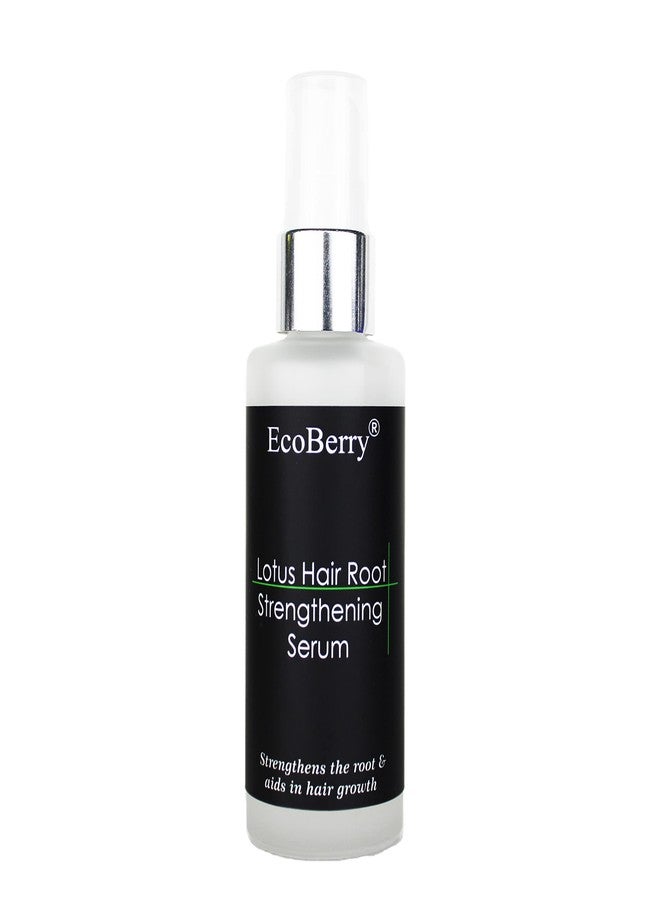 EcoBerry Lotus Hair Root Strengthening Serum For Hair Growth Men, Women, Scalp Serum Hair fall control Hair Volumizing, Water Based, Natural & Handmade, Chemical Free Silicone Free Paraben Free, Vegan - Image 1