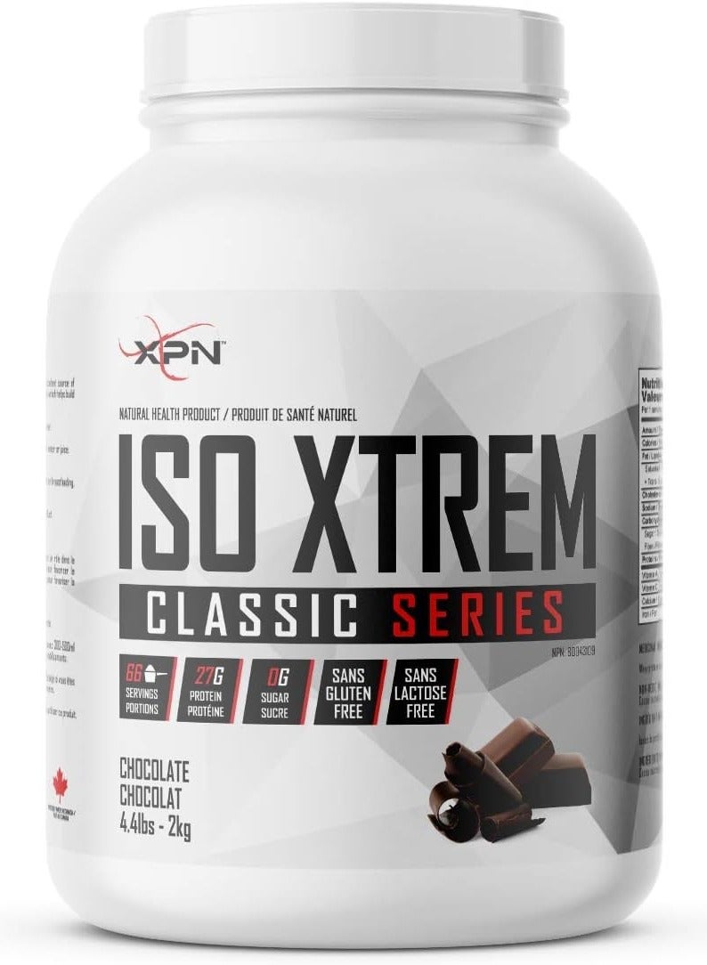 XPN ISO Xtrem Gluten Free Lactose Free Chocolate Flavor 2 kg 4.4 lbs - Image 1