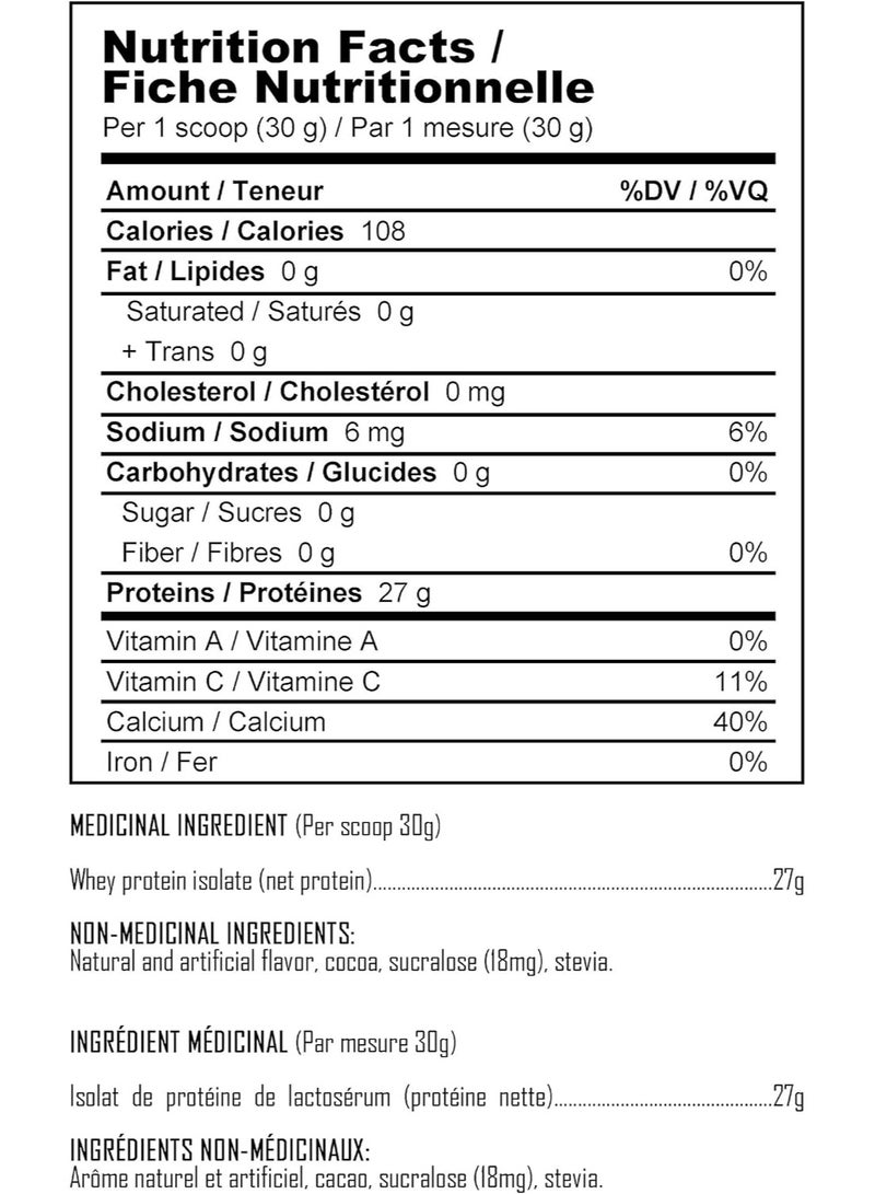 XPN ISO Xtrem Gluten Free Lactose Free Chocolate Flavor 2 kg 4.4 lbs - Image 2