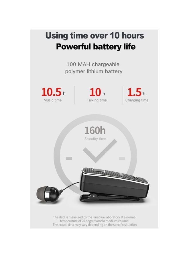 Fineblue F970 Pro Wireless In Ear Earphones Silver/Black - Image 2
