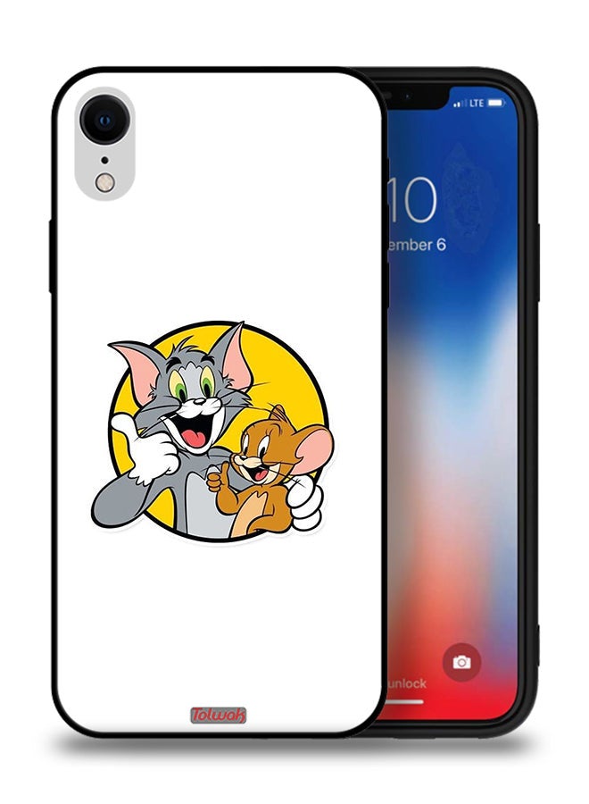 Tolwak Apple iPhone XR Protective Case Tom And Jerry - Image 1