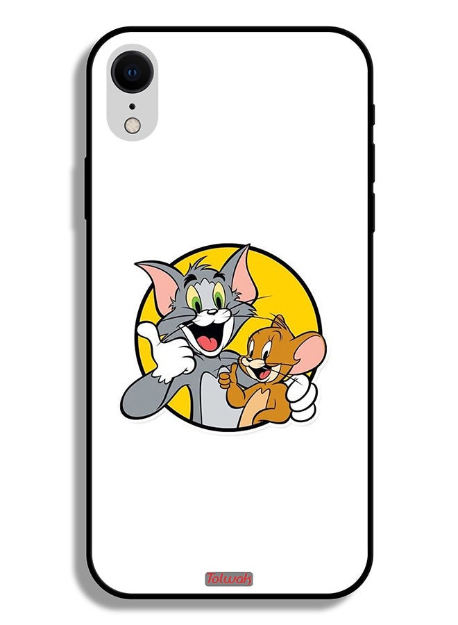Tolwak Apple iPhone XR Protective Case Tom And Jerry - Image 2
