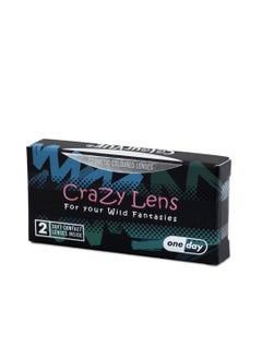 ColourVUE Crazy Lens - Red Devil Cosplay Lenses One Day  Disposable - 2 Lenses  - Image 2