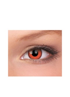 ColourVUE Crazy Lens - Red Devil Cosplay Lenses One Day  Disposable - 2 Lenses  - Image 1