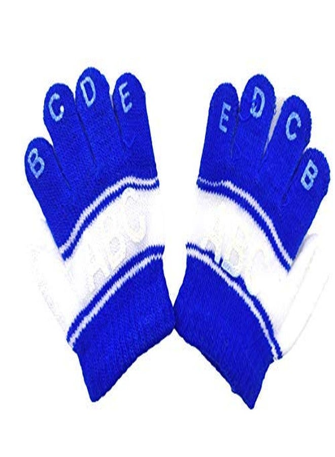 JMP Kids Boys & Girl's Toddler ABC Letters full Finger Winter Gloves/Mittens (Multicolor,1-4 Years)-(Pack of 02) - Image 2