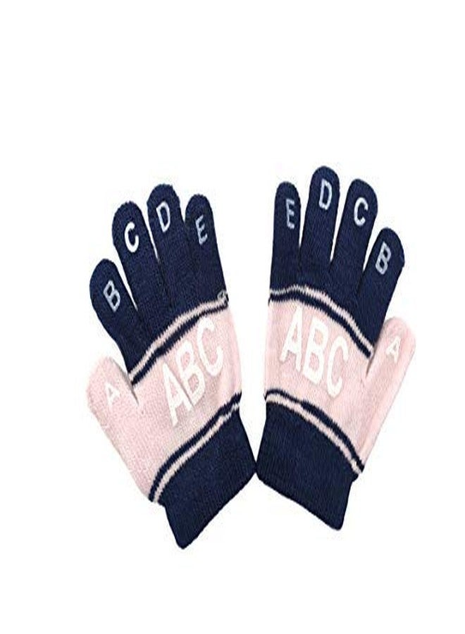 JMP Kids Boys & Girl's Toddler ABC Letters full Finger Winter Gloves/Mittens (Multicolor,1-4 Years)-(Pack of 02) - Image 4