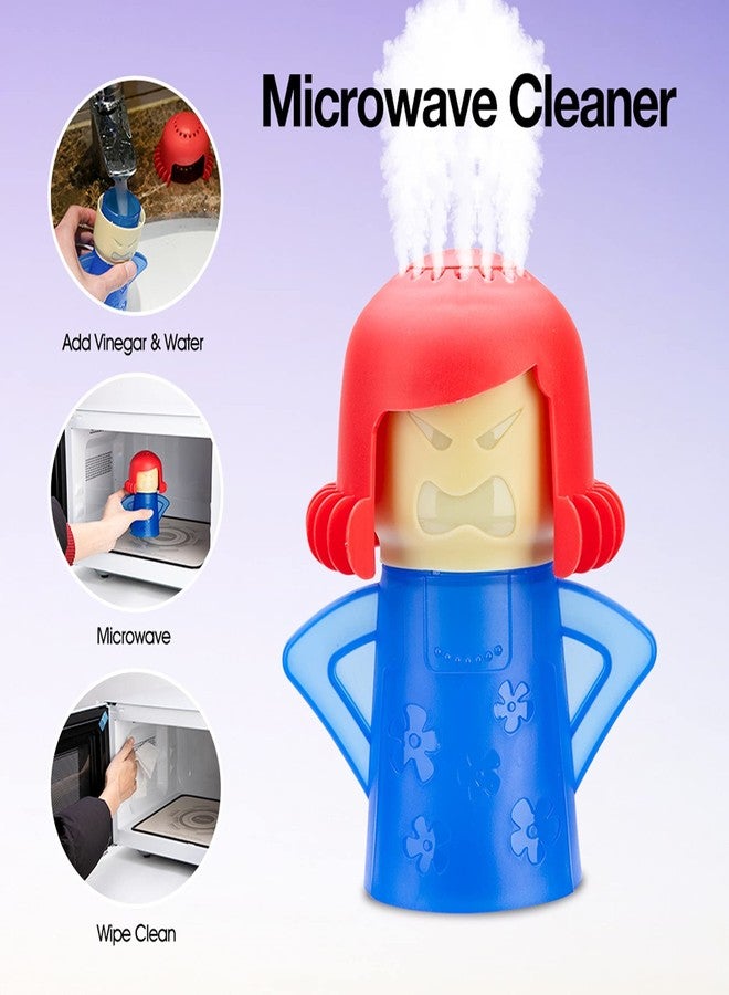 Bell Dream Microwave Cleaner Kitchen Angry Mama High Temperature Cleaning Equipment Easily Crud in Minutes Steam Cleans and Disinfects with Vinegar and Water for Kitchen - Image 3