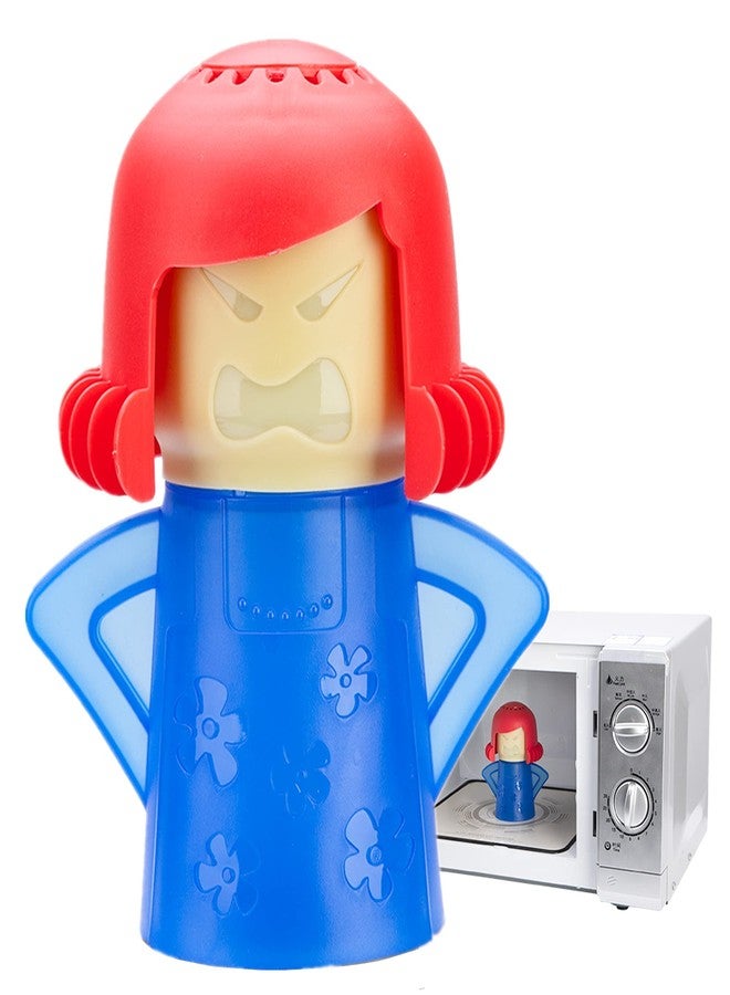 Bell Dream Microwave Cleaner Kitchen Angry Mama High Temperature Cleaning Equipment Easily Crud in Minutes Steam Cleans and Disinfects with Vinegar and Water for Kitchen - Image 1