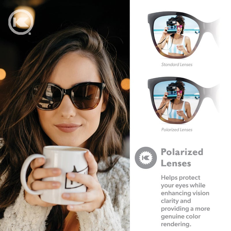 Knockaround Deja Views Polarized Cat Eye Sunglasses for Women & Men - Trendy Sunglasses - UV400 Protection - Image 4
