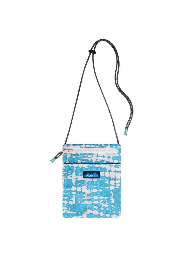 KAVU Summerland Pouch Passport Crossbody Rope Sling Ripple Tie Dye - Image 1
