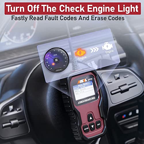 Ancel ANCEL JP700 JOBD OBD2 Japanese Car Scanner, JDM Automotive Code Reader Check Engine Light OBDII Diagnostic Scan Tool Fits for Toyota Nissan Honda Mazda Subaru Vehicle Diagnosis - Image 3