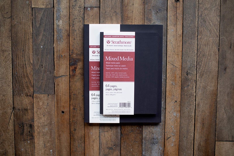 Strathmore (567-5 500 Series Softcover Mixed Media Art Journal, 5.5"x8", 32 Sheets - Image 4