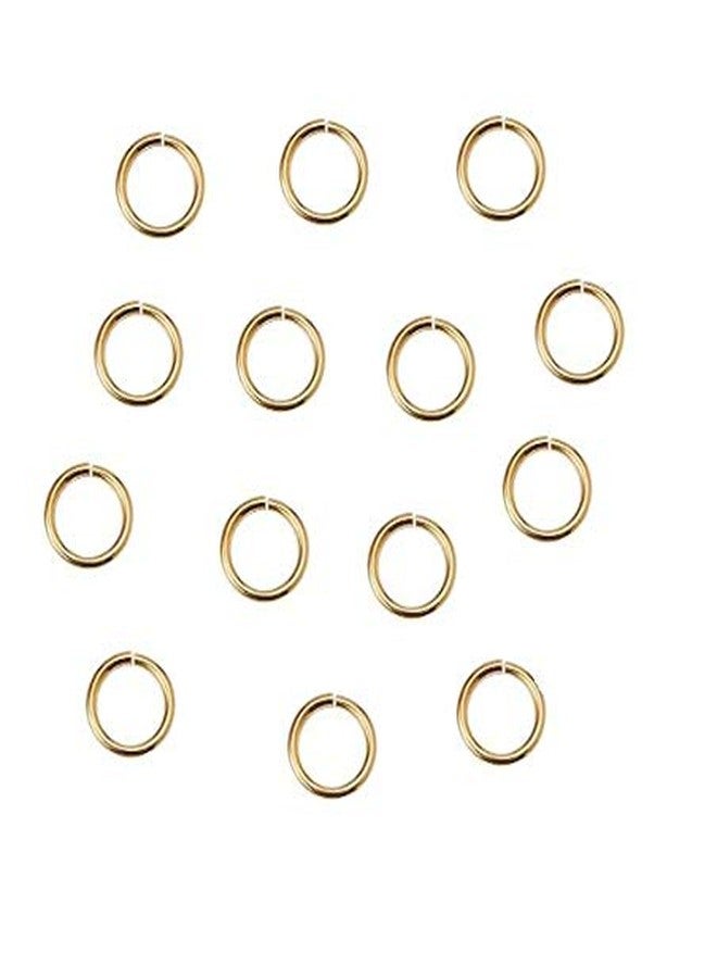 Aeyistry 100PCS Open Jump Rings Connectors for Earring Bracelet Necklace Chain Jewelry Making (10mm, Gold) - Image 2