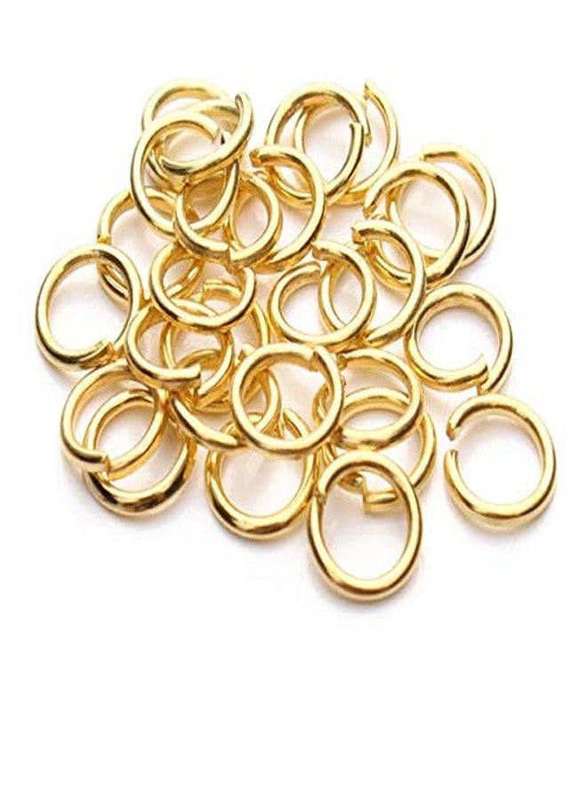 Aeyistry 100PCS Open Jump Rings Connectors for Earring Bracelet Necklace Chain Jewelry Making (10mm, Gold) - Image 3
