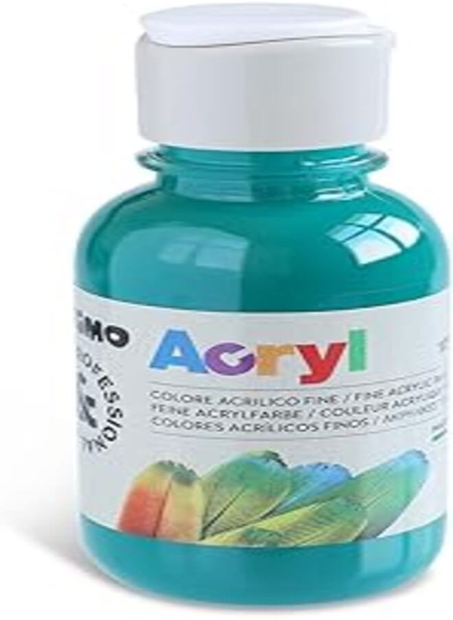 CMP - CMP Primo acrylic Color Bottle, 125 Ml - Verde vescica 641 - Image 1
