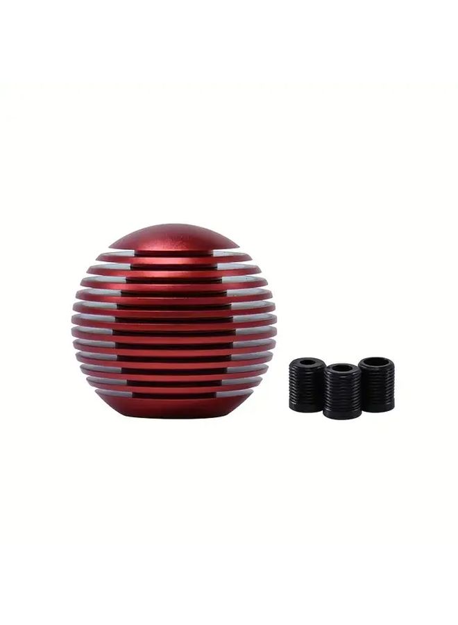 Purple Acrylic Car Gear Shift Knob Manual Automatic Vibrant Swirl Design Easy Install - Image 3