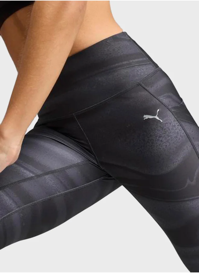 بوما Running Velocity All Over Printed Tights
