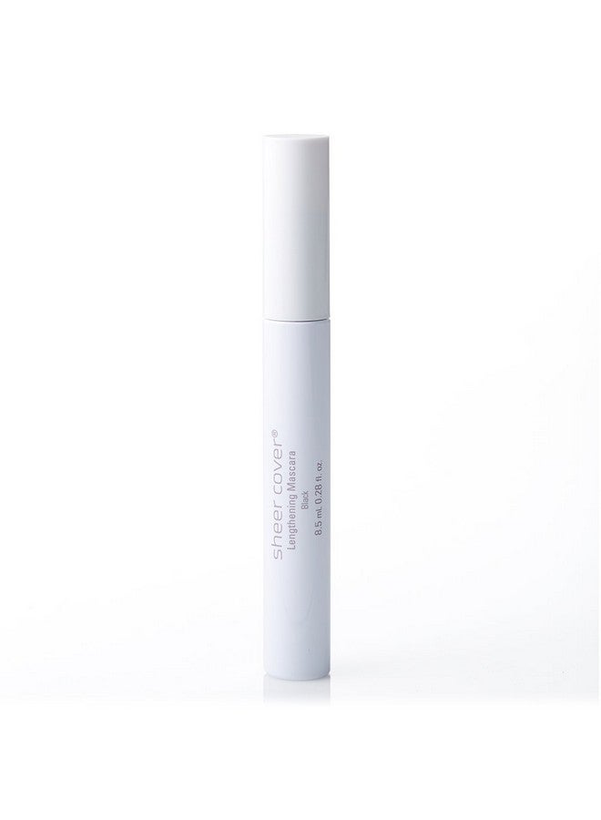 SHEER COVER Volumizing Mascara & Lengthening Fibers Duo Lengthening Black Mascara Lash Extending Fibers8.5 Milliliters - Image 3