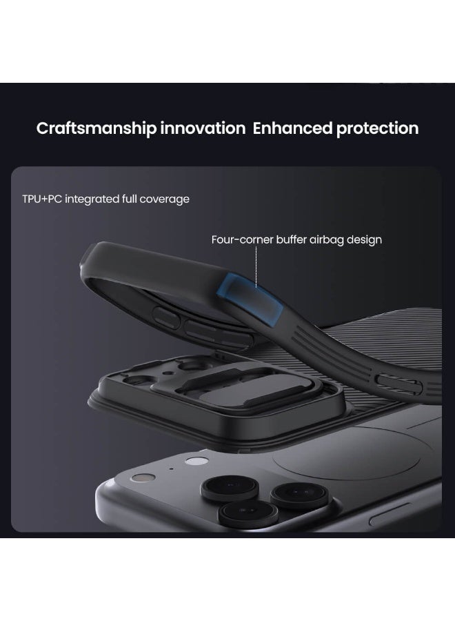 Nillkin Case for iPhone 17 Pro Nillkin Camshield Pro Cover with Slide Camera Lens Protection PC Back & TPU Bumper Frame Protection Anti Fingerprint Soft Delicate Touch Case - Image 5