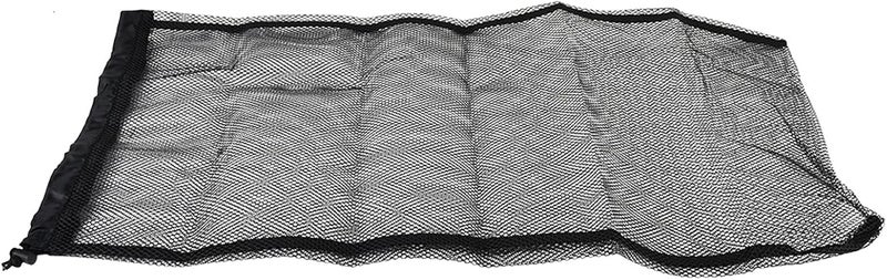 Swim Dive Drawstring Net Bag, Flipper Packing Storage, 64x30cm Black - Lightweight Durable Nylon, Quick Dry Design, Ideal for Water Sports and Snorkelling - Image 4