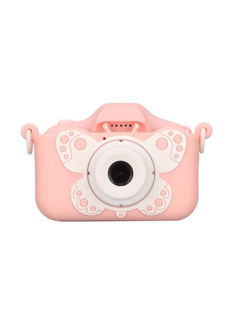 YelaJoy Kids Camera Gift for 4-8 Year Olds Shockproof Camera Miniature Kids Camera with Soft Silicone Case for Outdoor Play(Pink)  - Image 1