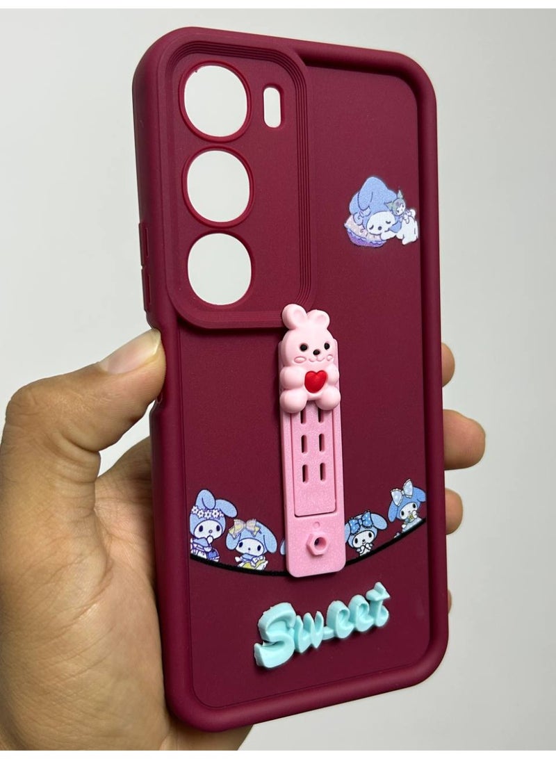 new cartoon-designed back cover with the word "Sweet" on it, compatible with the Vivo Y19S phone. - Image 3