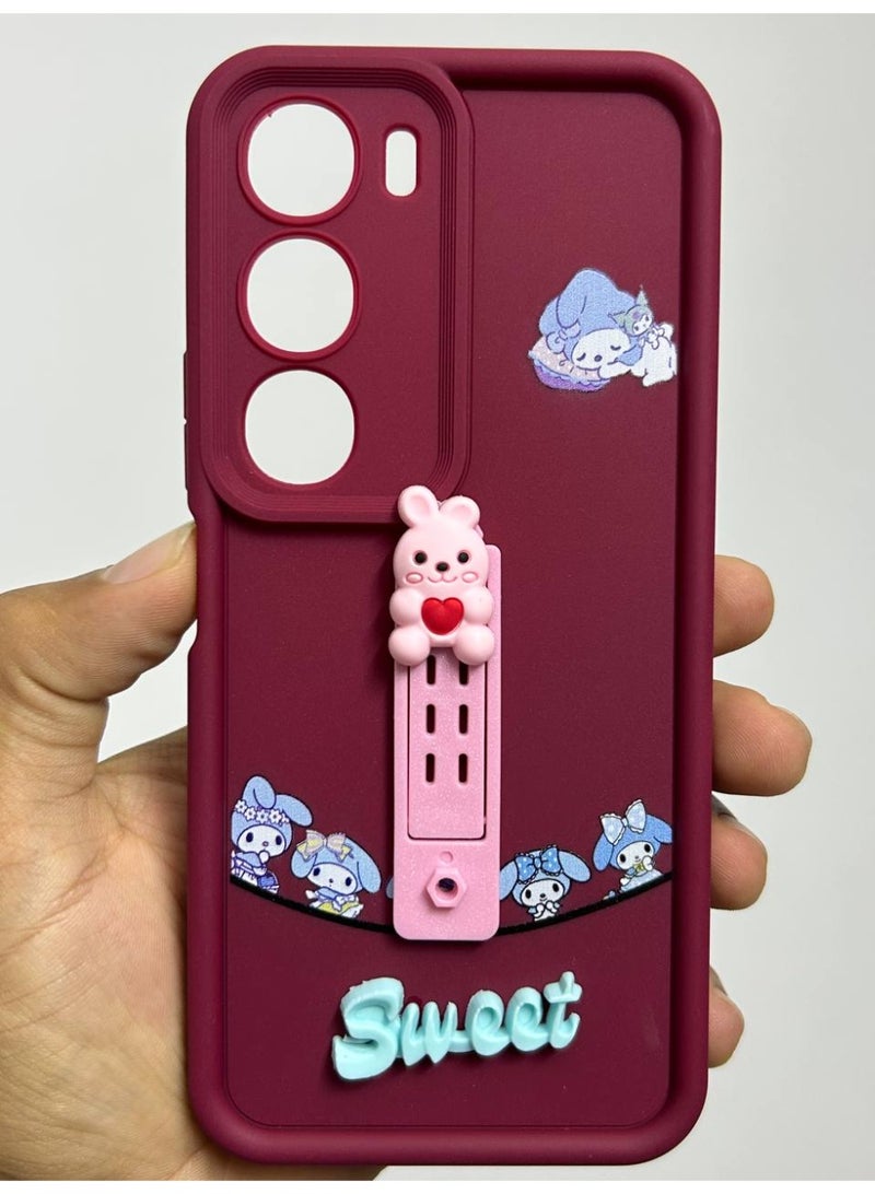 new cartoon-designed back cover with the word "Sweet" on it, compatible with the Vivo Y19S phone. - Image 2