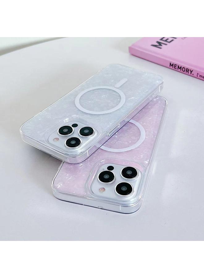 S-TOP Case For iPhone 14 Plus Shell Texture MagSafe TPU Phone Case - Image 4
