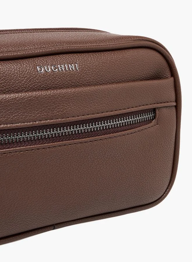 DUCHINI BROWN Men Solid  Wrist Strap Pouch for Men | Best Price UAE