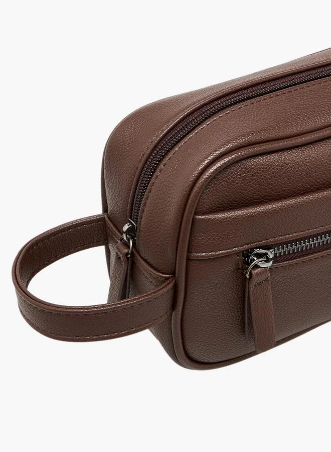 DUCHINI BROWN Men Solid  Wrist Strap Pouch for Men | Best Price UAE