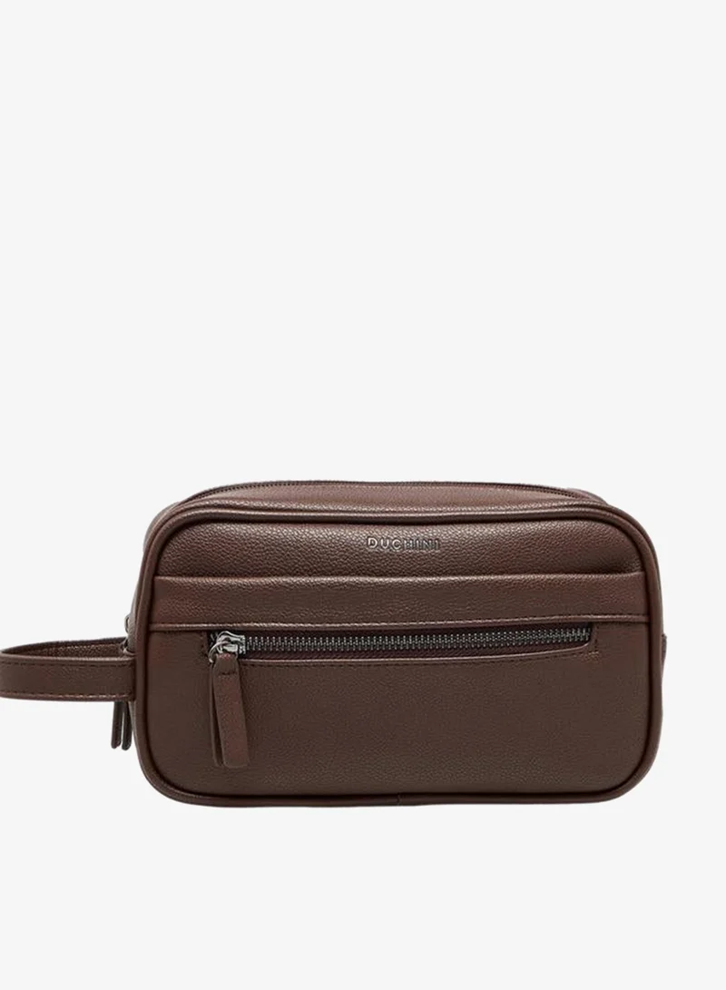 DUCHINI Men Solid  Wrist Strap Pouch