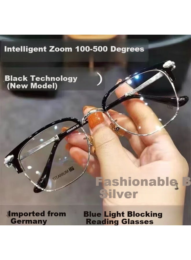 Fenchi Intelligent Progressive Reading Gl With Automatic Degree Adjustment, Fashionable Zooming For Near And Far, High Definition Blue Light Blocking Multi-eyegl For Men, New Model - Image 3