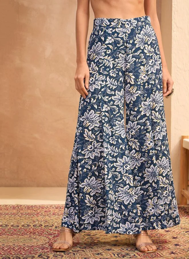 SASSAFRAS All Over Print Shirt and Palazzos Co-Ords