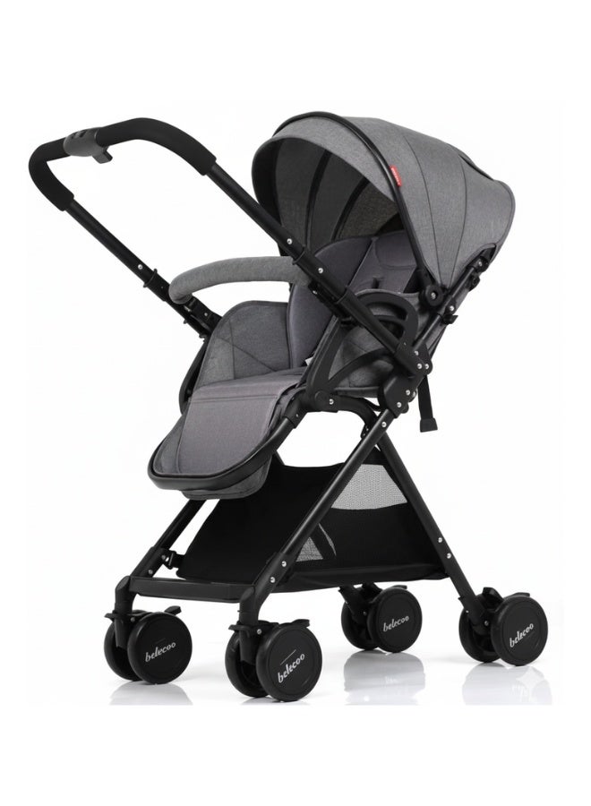 عربة أطفال قابلة للطي في اتجاهين و3 أوضاع