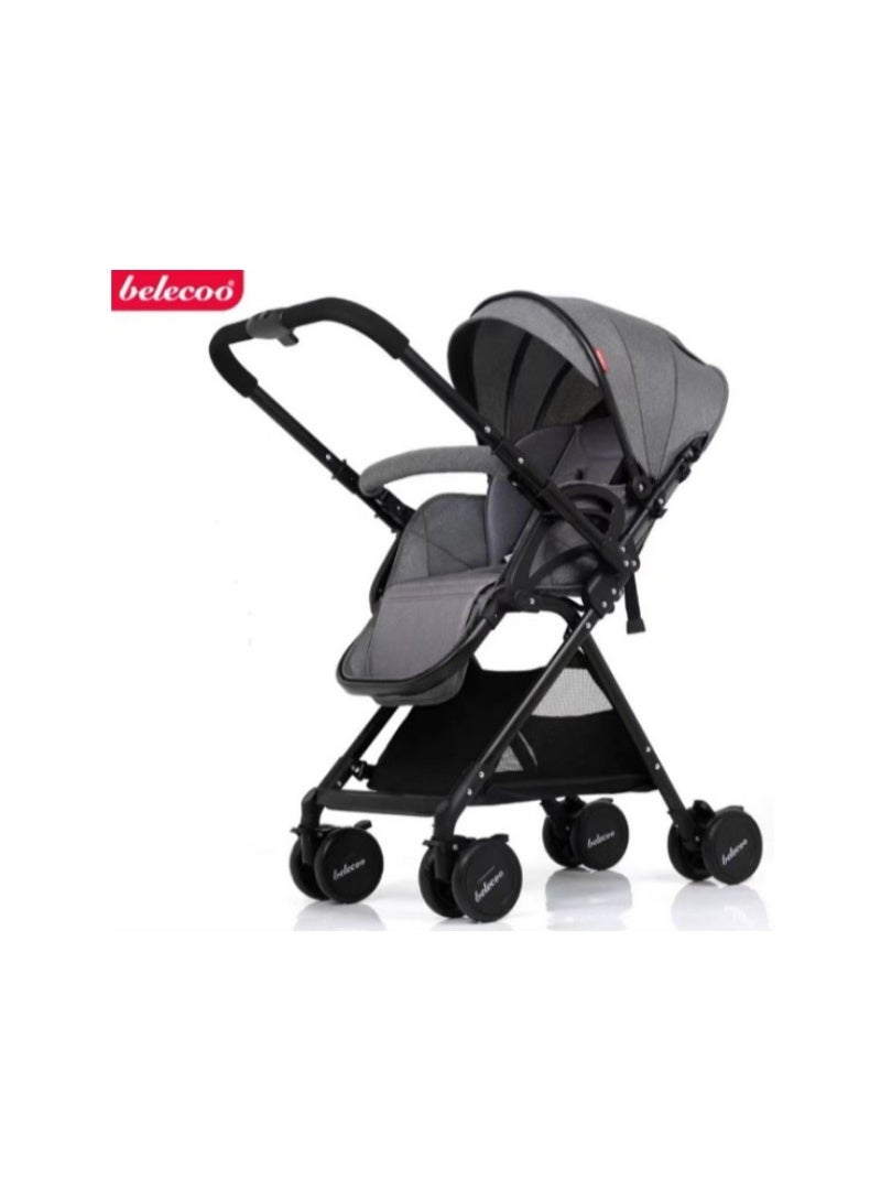 عربة أطفال قابلة للطي في اتجاهين و3 أوضاع