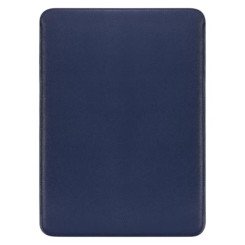 Comfyable Laptop Sleeve 15 Inch Precisely Compatible with MacBook Air 15" M4 2025 A3241 & M3 2024 A3114 & M2 2023 A2941, Faux Leather Cover Case, Midnight Blue - Image 1